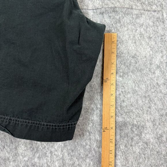 Polo Jeans Company Ralph Lauren Cargo Shorts RipStop Mens 42 Black 90s Utility - Picture 10 of 12